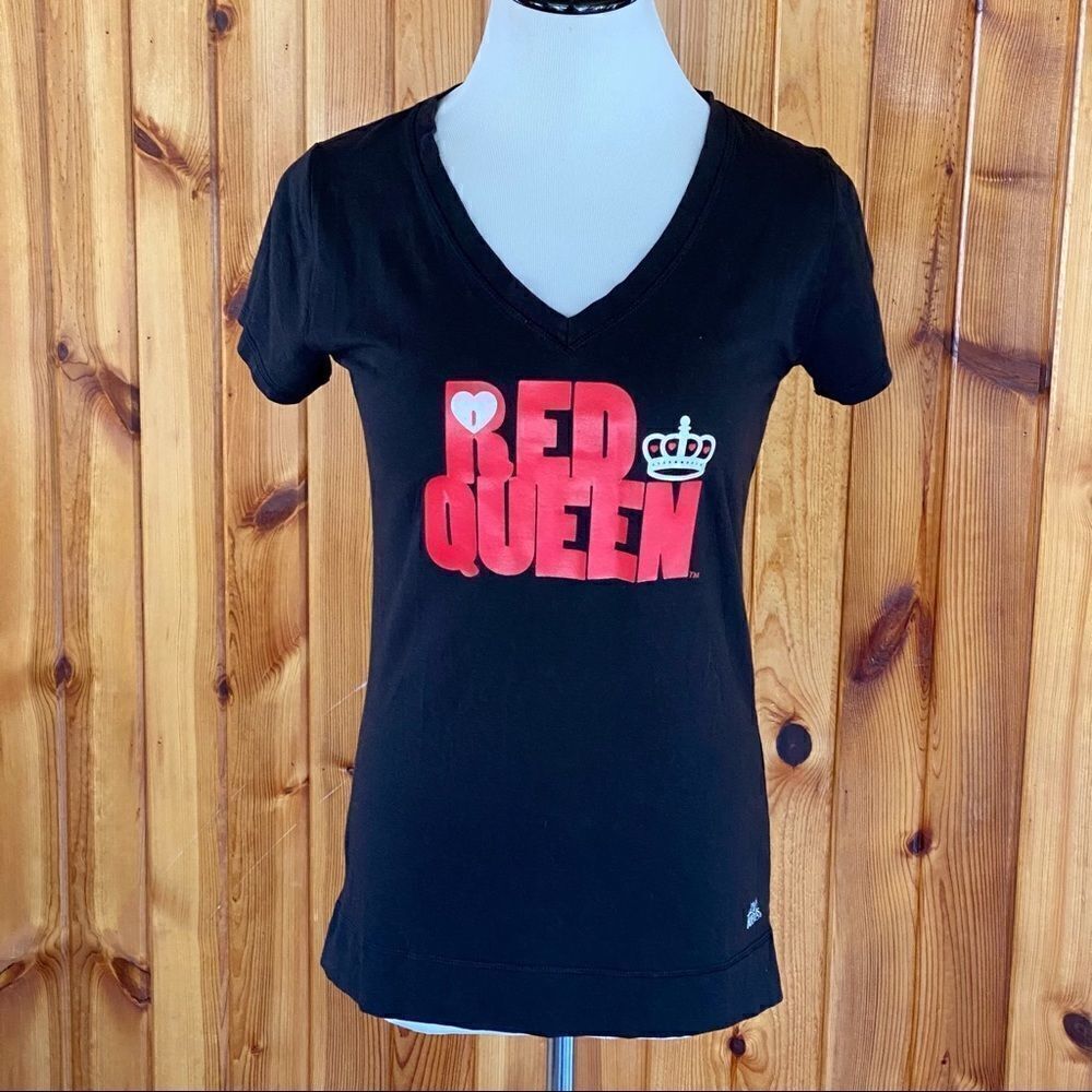 Raw Threads Red Queen Fitted T-Shirt